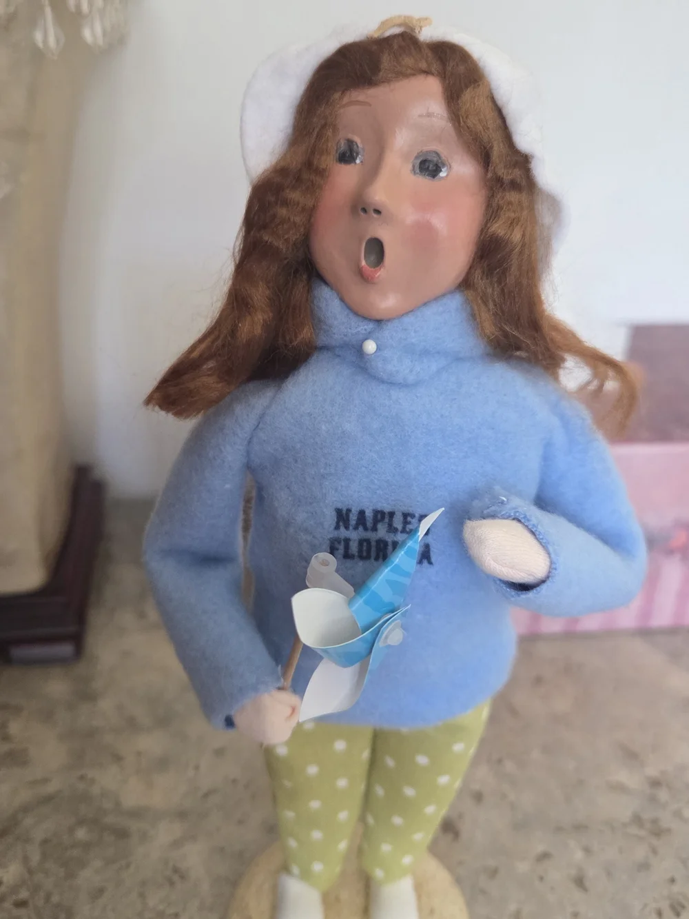 Byers Choice Rare HTF Naples FL Beach Girl